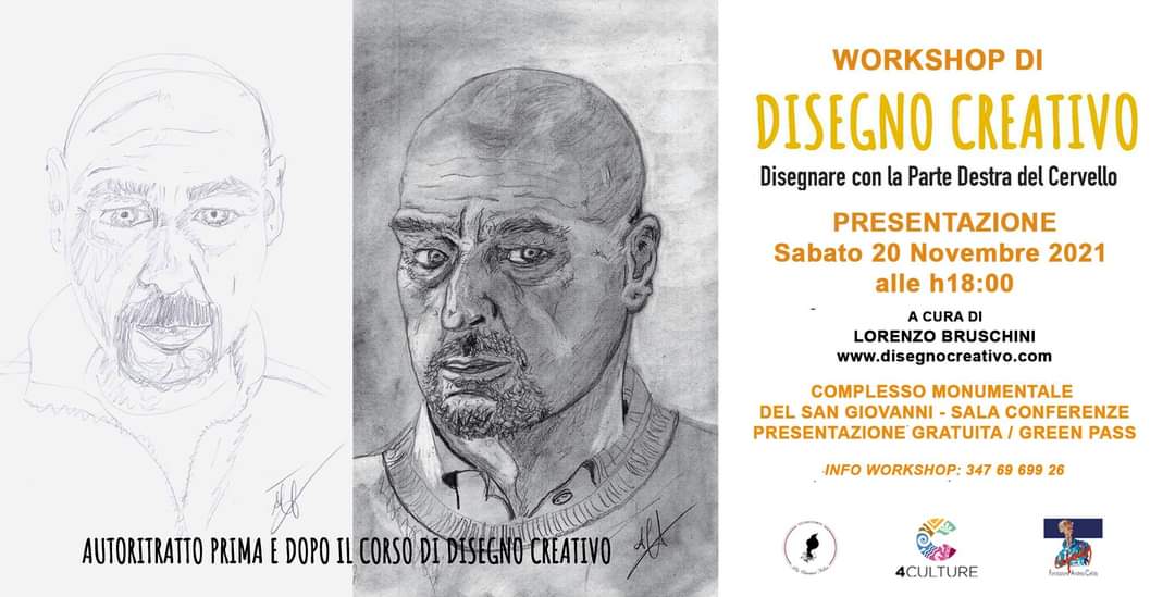 Workshop di disegno creativo con l’artista Lorenzo Bruschini al Complesso Monumentale del San Giovanni di Catanzaro
