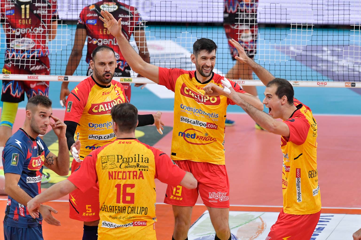 La big Perugia spegne le speranze di una combattiva Tonno Callipo ancora senza Nishida