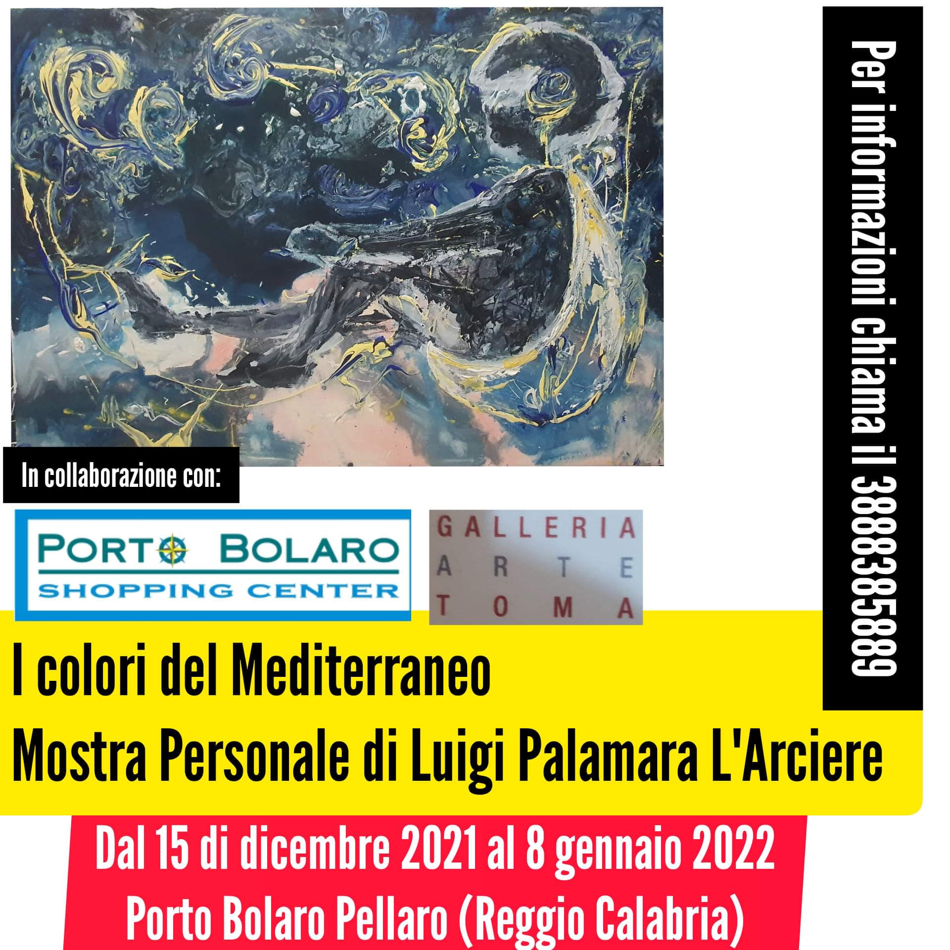 Reggio Calabria – Mostra Personale di Luigi Palamara L’Arciere a Porto Bolaro