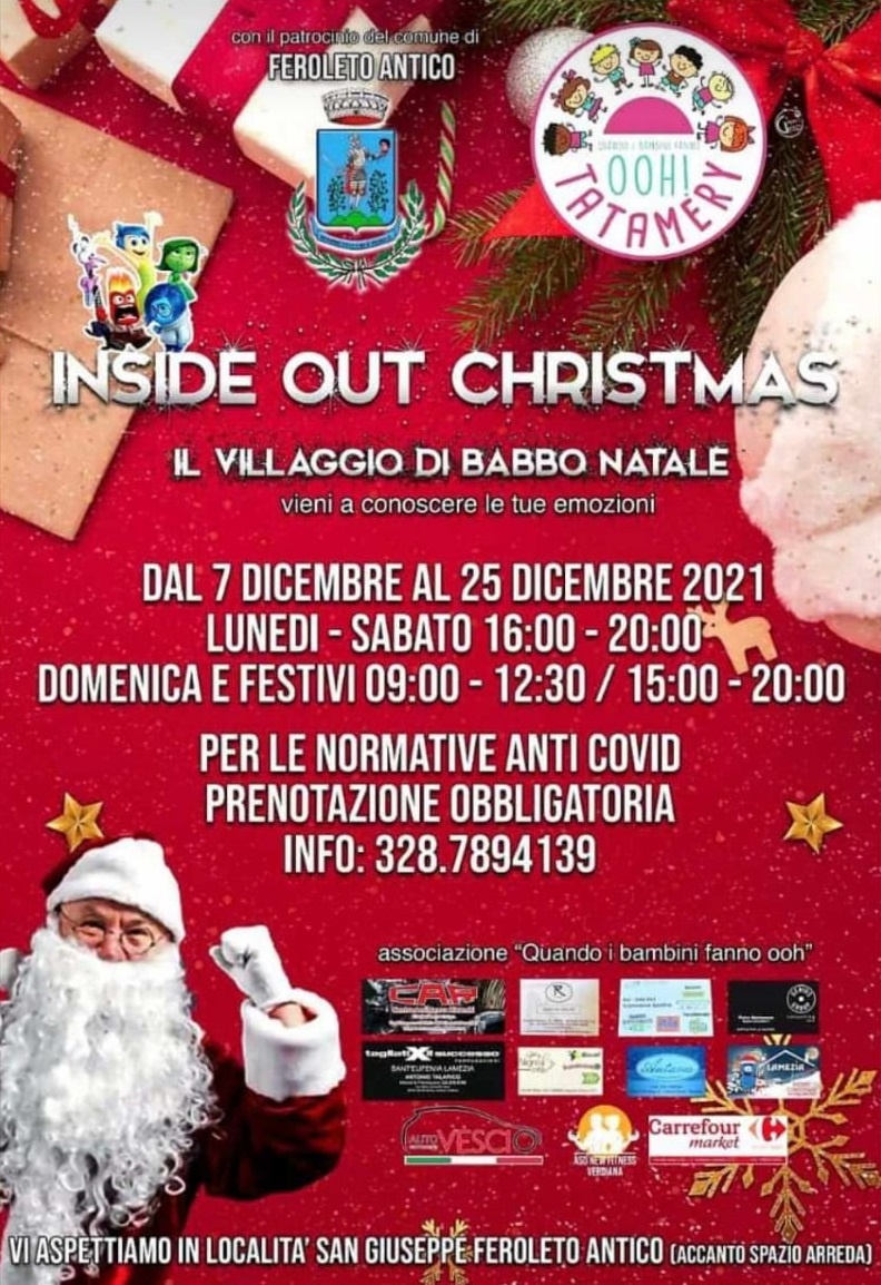 Il Villaggio di babbo Natale a Feroleto Antico