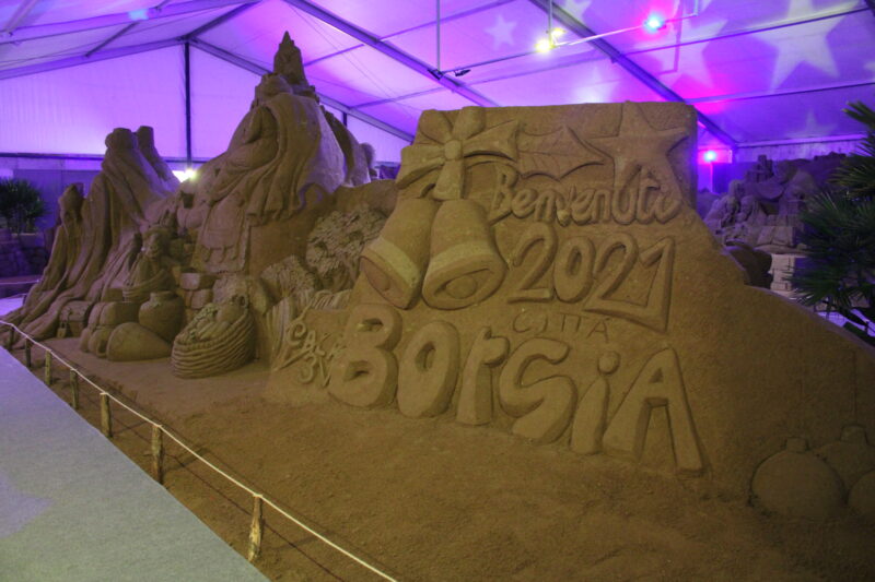 Torna la magia del Presepe di sabbia e i mercatini natalizi a Roccelletta di Borgia sino al 9 Gennaio