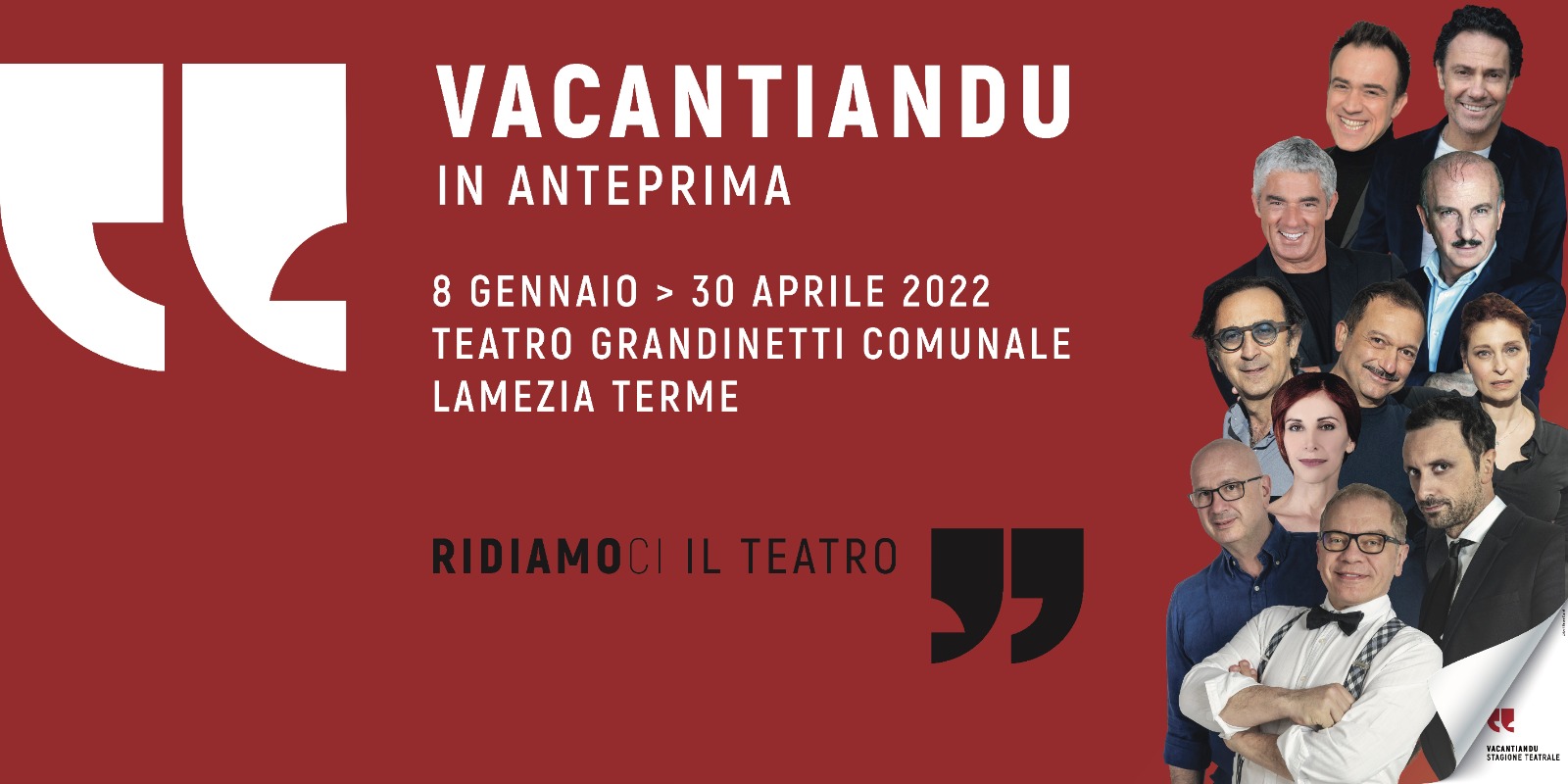 Lamezia Terme – Presentazione della stagione teatrale Vacantiandu