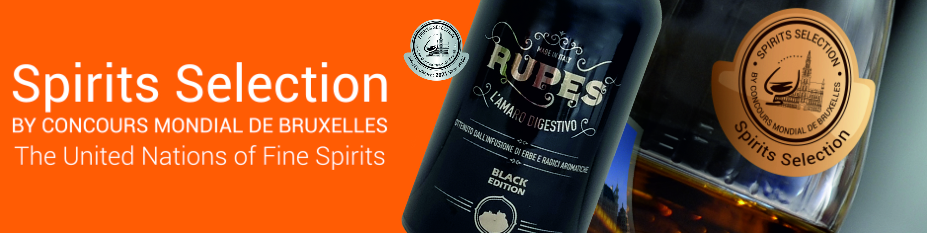 Arriva il Feedback di degustazione della prestigiosissima giuria Spirits Selection by Concours Mondial de Bruxelles su Rupes Black Edition