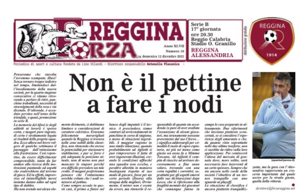 Il nuovo numero di Forza Reggina: “Non è il pettine a fare i nodi”