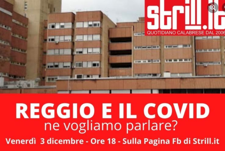 “Reggio e il Covid, ne vogliamo parlare?”, alle 18 su Strill appuntamento live con tanti ospiti