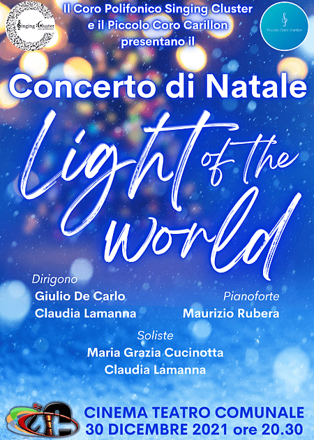 Catanzaro – Al Teatro Comunale il Natale continua domani con il concerto natalizio “Light of the world”