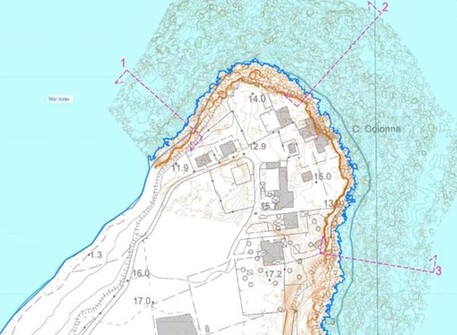Crotone: messa in sicurezza del promontorio di Capo Colonna