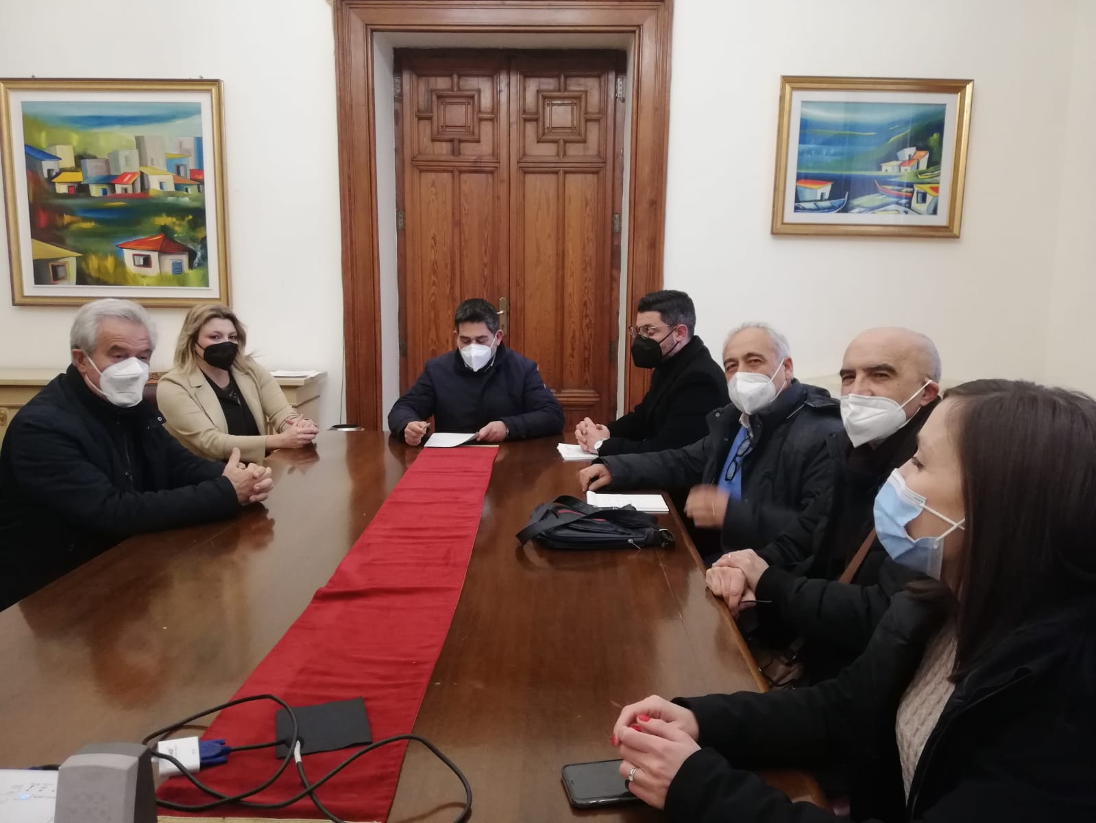 Il Comitato di Mosorrofa a Palazzo San Giorgio, il sindaco ff Brunetti: “Partecipazione positiva, proseguire il lavoro già avviato”