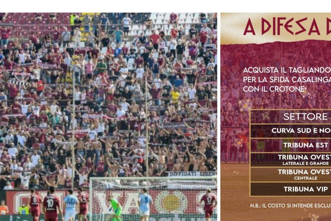 La Reggina si gioca tantissimo col Crotone e chiama i tifosi, prezzi superpopolari