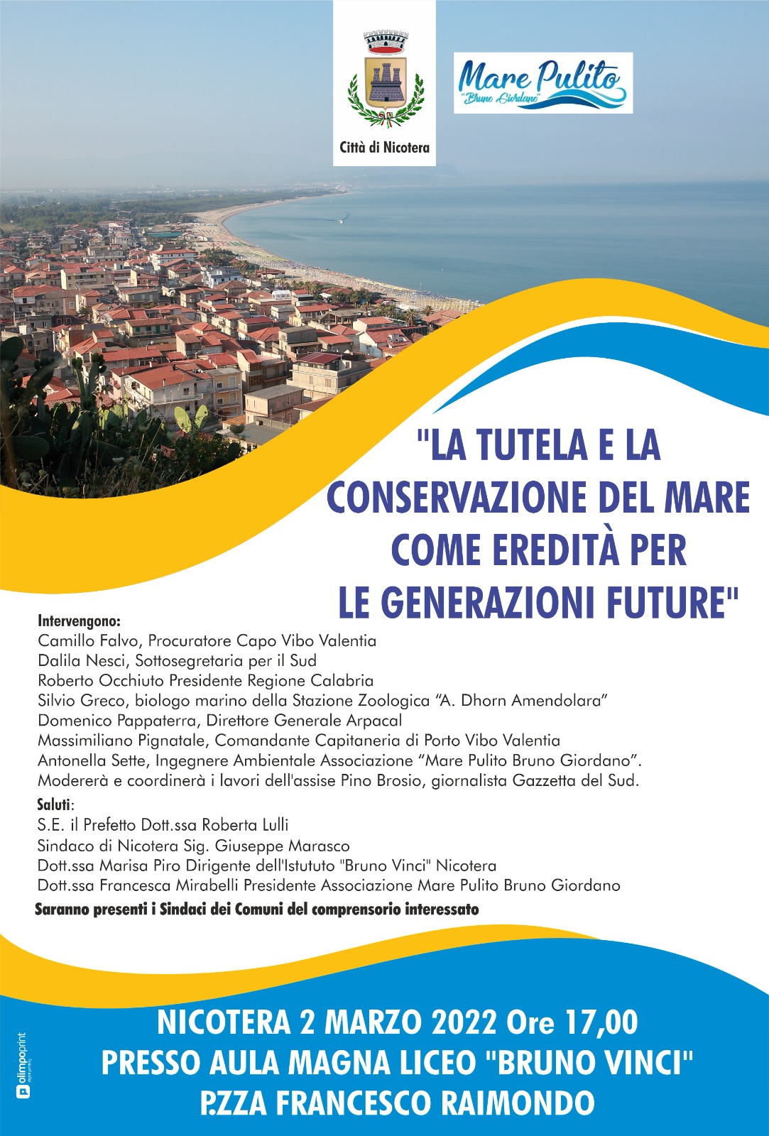 A Nicotera “La tutela e la conservazione del mare come eredità per le generazioni future”