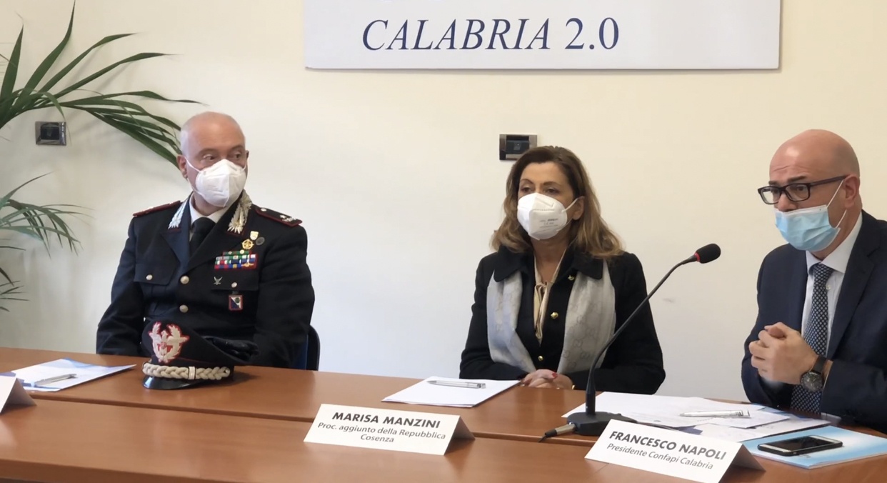 Protocollo d’intesa tra Confapi Calabria e Arma dei Carabinieri
