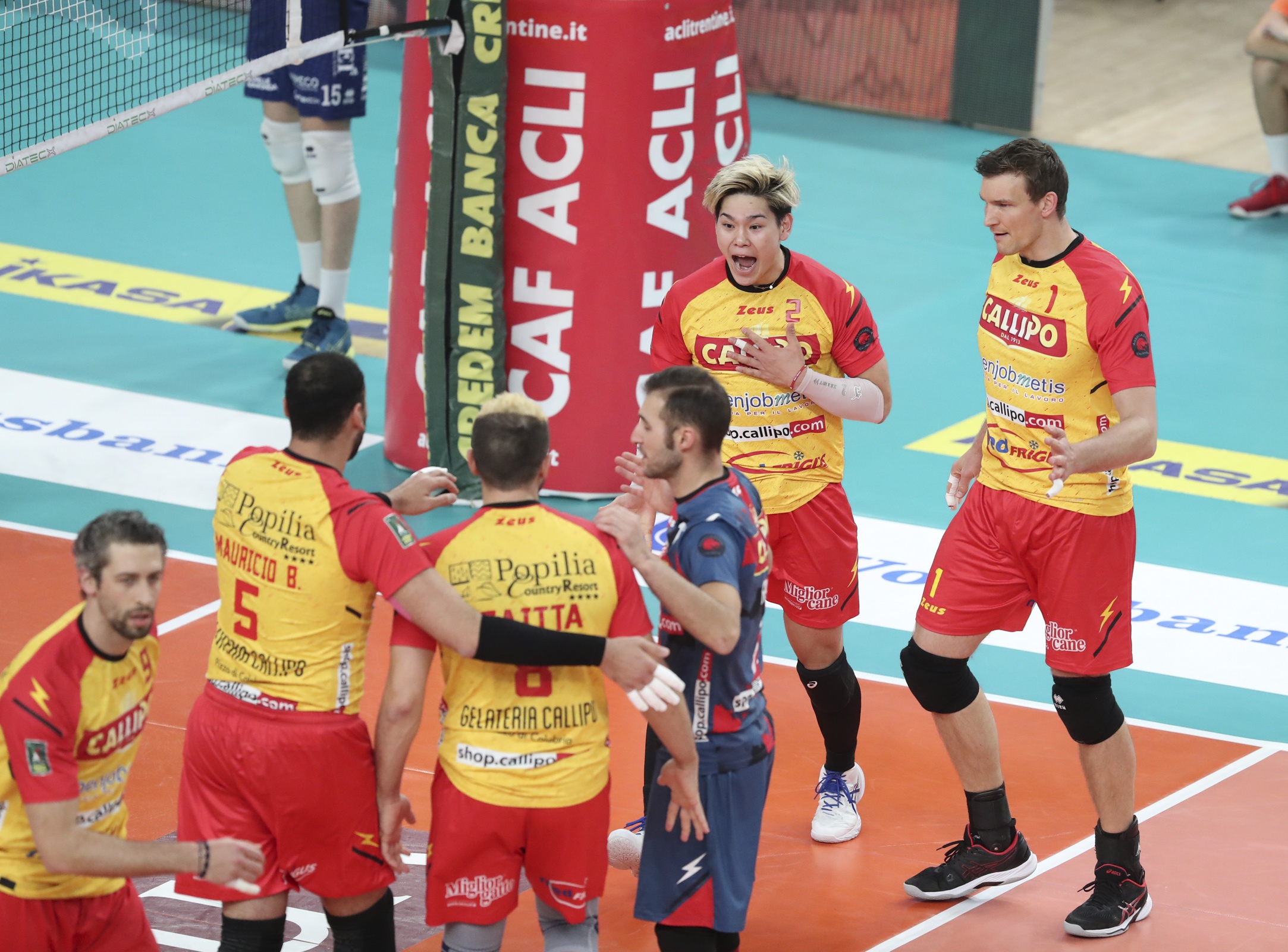 Niente punti per la Tonno Callipo nella trasferta di Trento: l’Itas si impone in tre set