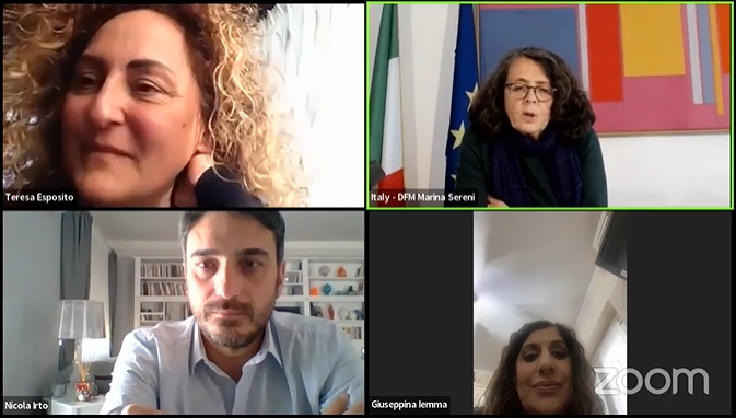 “Guerra in Periodo di Pace – Le donne e il conflitto”. Il webinar del Pd con la Vice Ministra degli Esteri Marina Sereni.