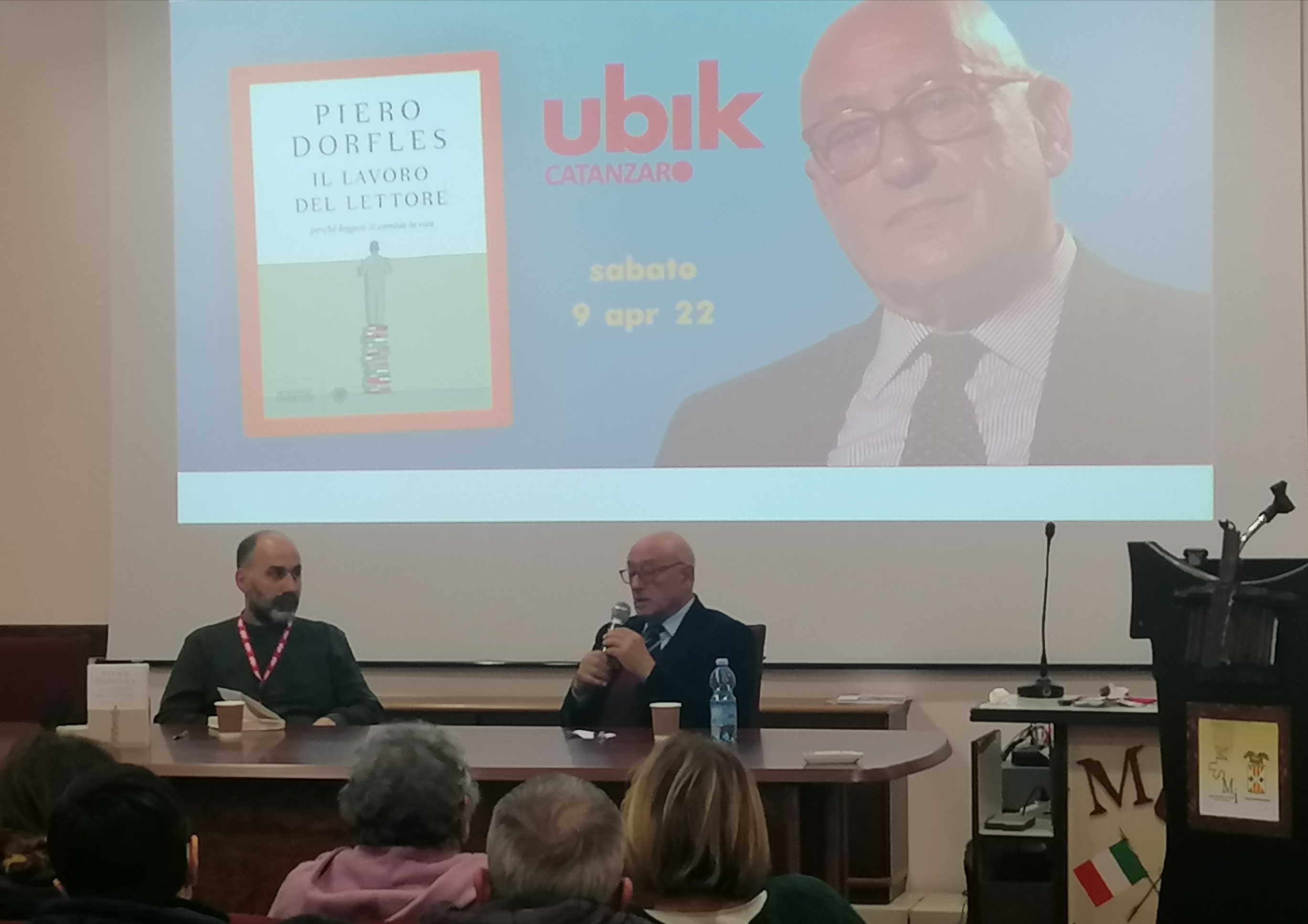 Catanzaro – Piero Dorfles: “Leggete per essere liberi e sviluppare la propria coscienza critica”