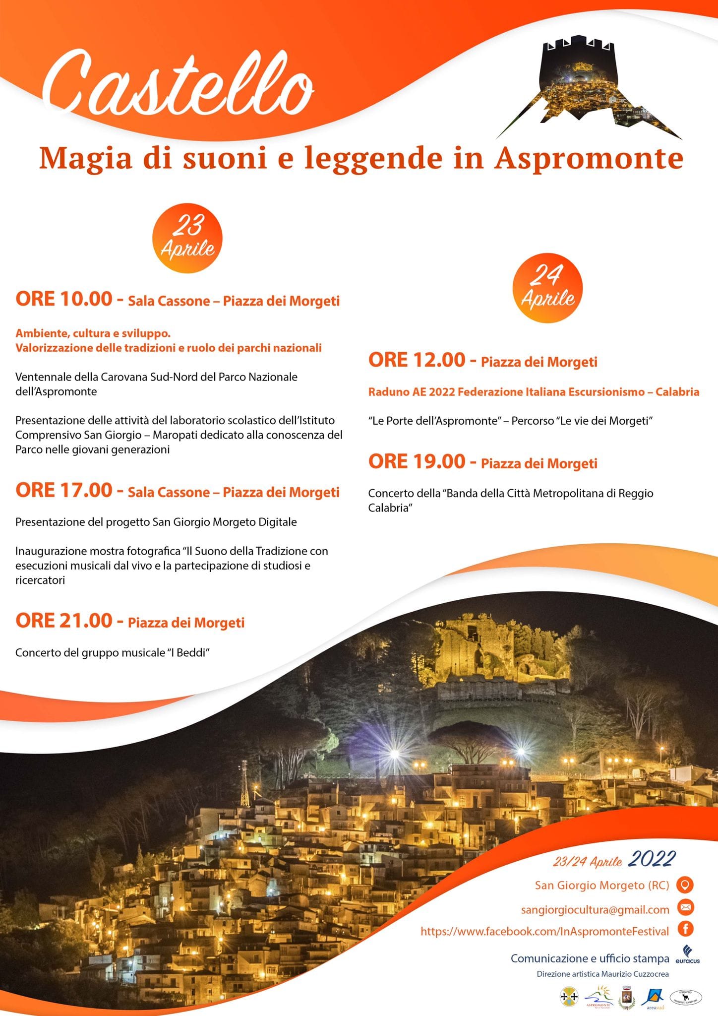 Il festival “Castello. Magia di suoni e leggende in Aspromonte” nel borgo di San Giorgio Morgeto