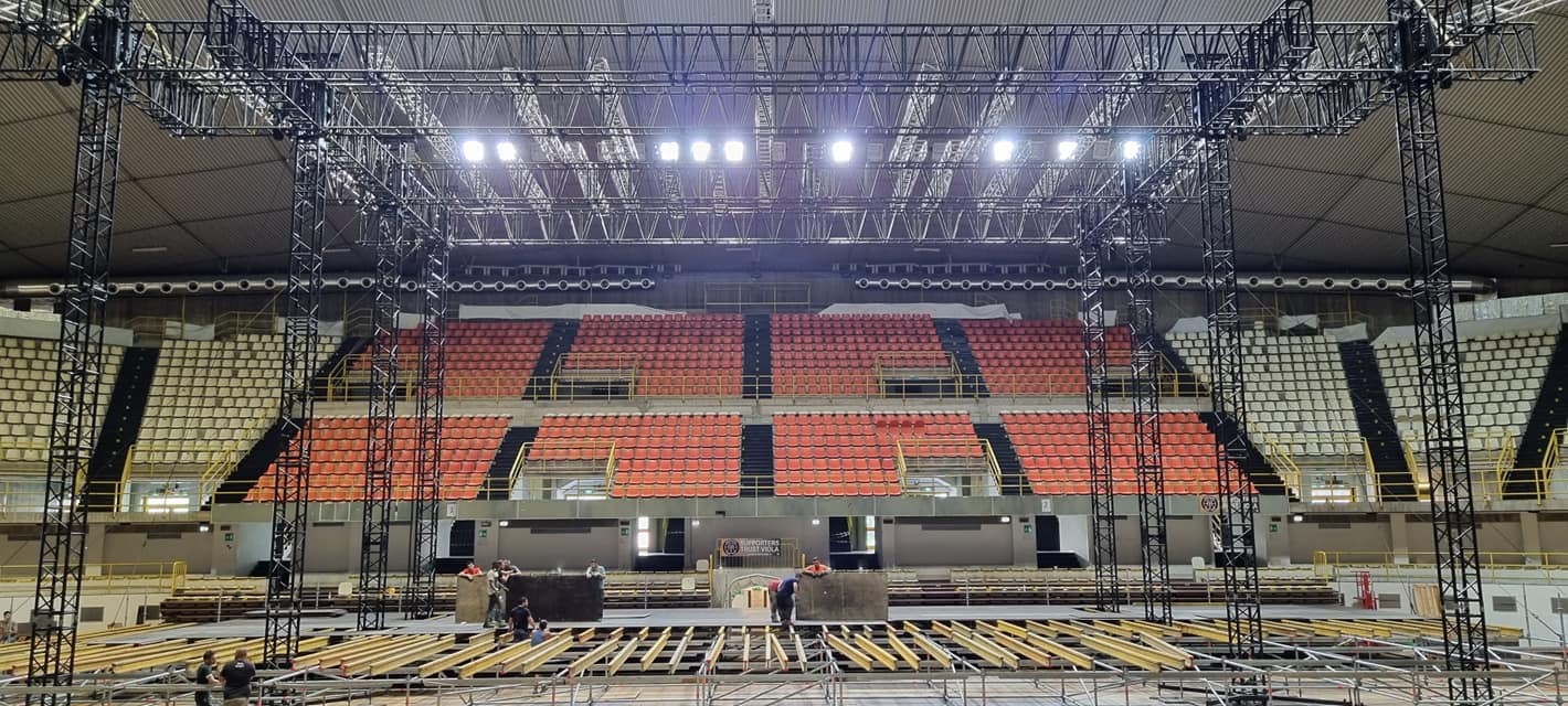 Prosegue l’allestimento a Reggio Calabria del colossal Notre Dame De Paris