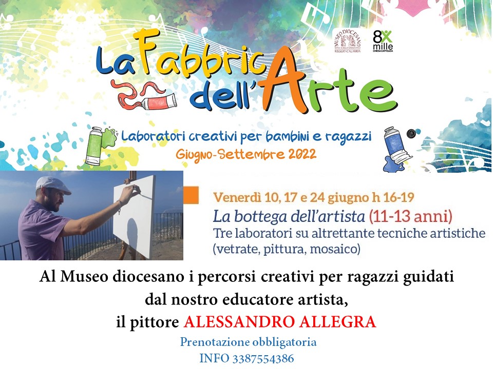 Reggio Calabria – Al Museo diocesano laboratorio pittorico dedicato ai ragazzi