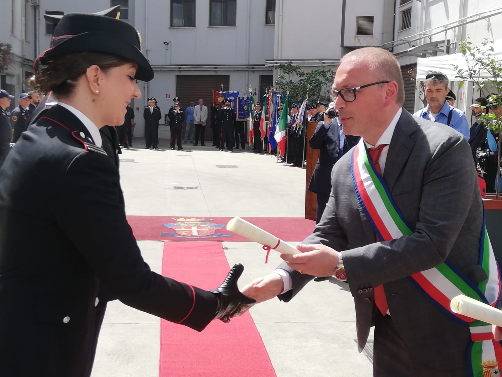 Città Metropolitana e Comune di Reggio Calabria presenti all’anniversario della fondazione dell’Arma dei Carabinieri