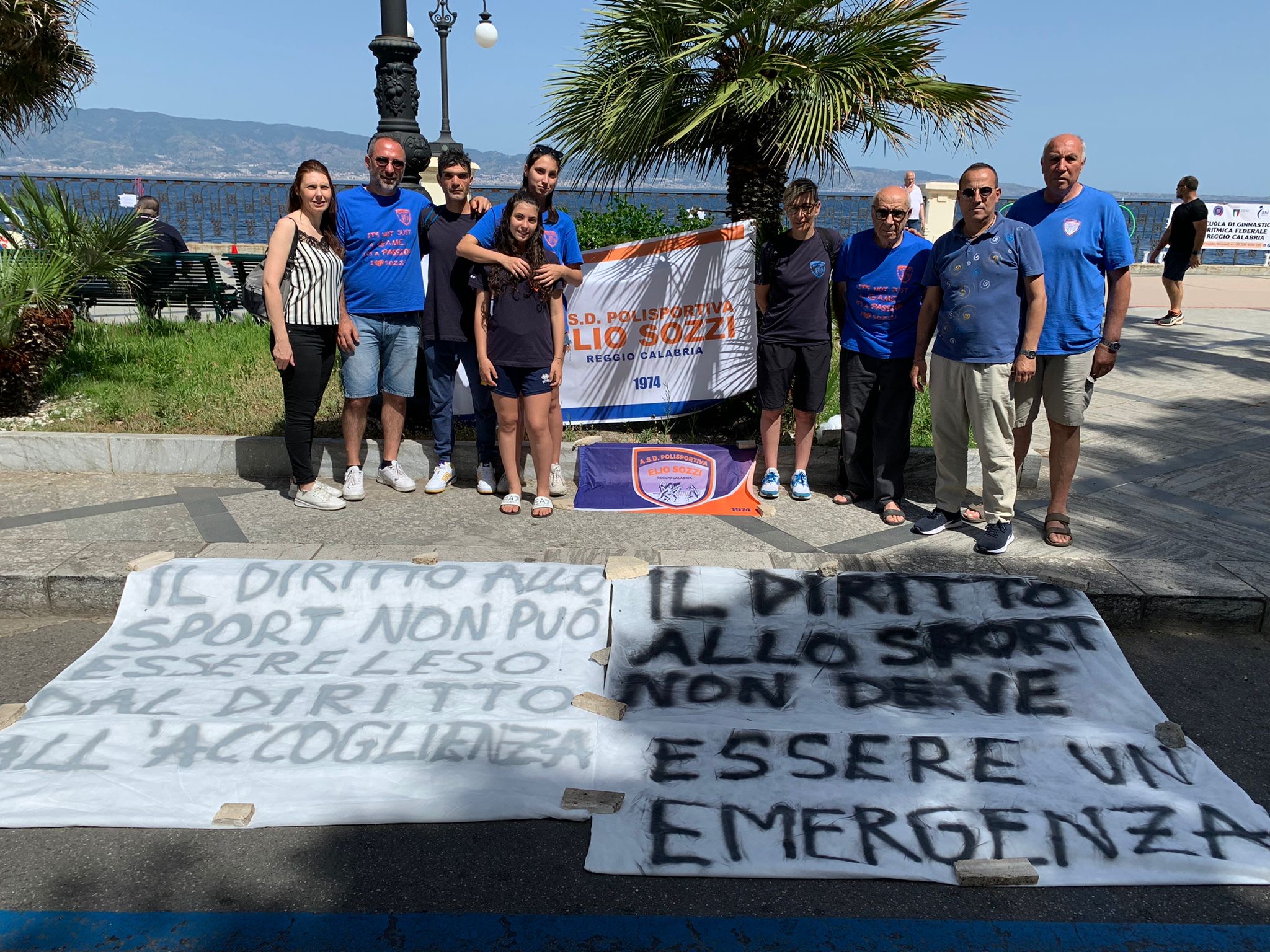 Impianti sportivi per l’accoglienza ai migranti a Reggio Calabria, la protesta della Volley Elio Sozzi