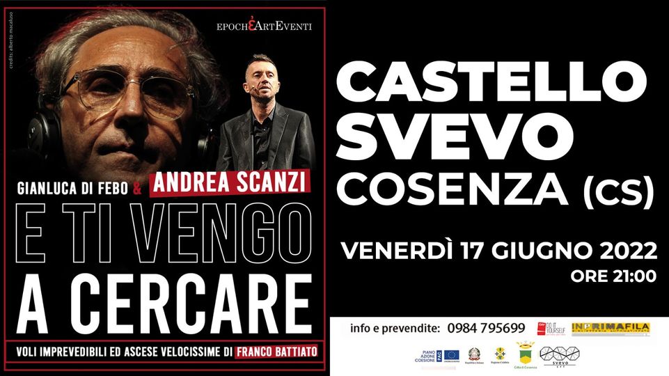 Andrea Scanzi al Castello Svevo di Cosenza
