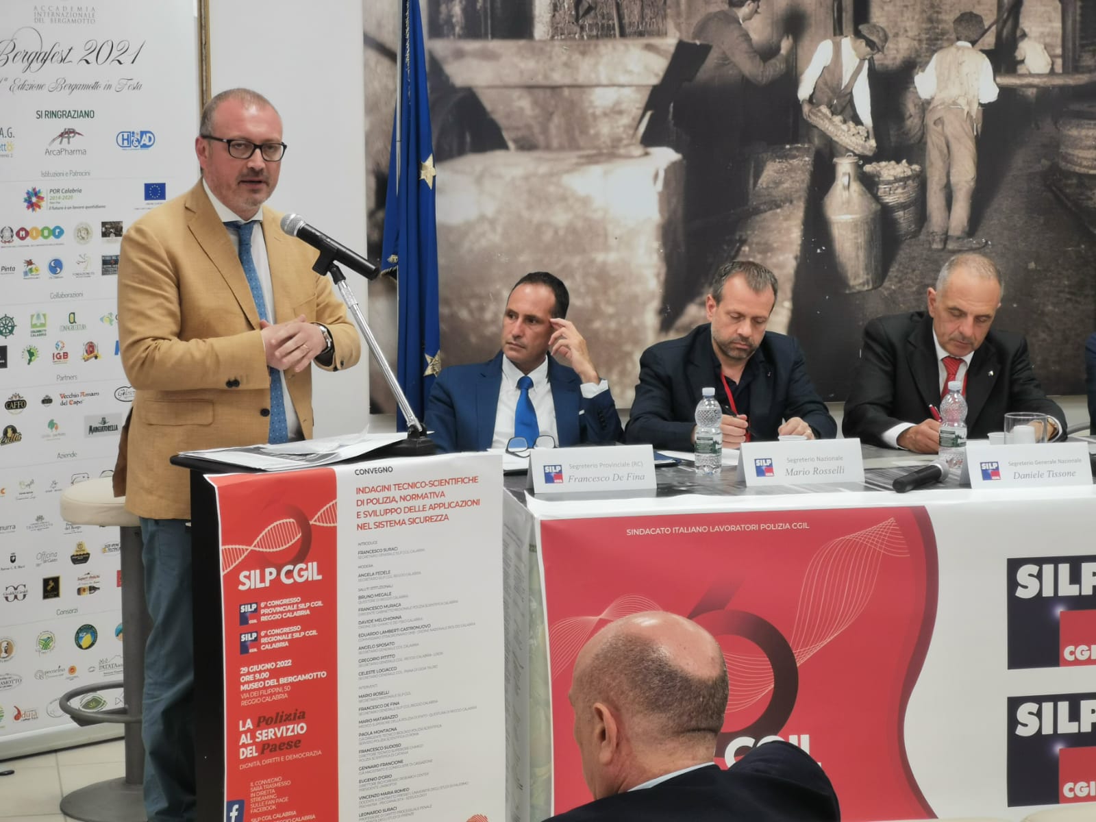 Congresso Silp-Cgil, Versace: “Città metropolitana al fianco della Polizia di Stato