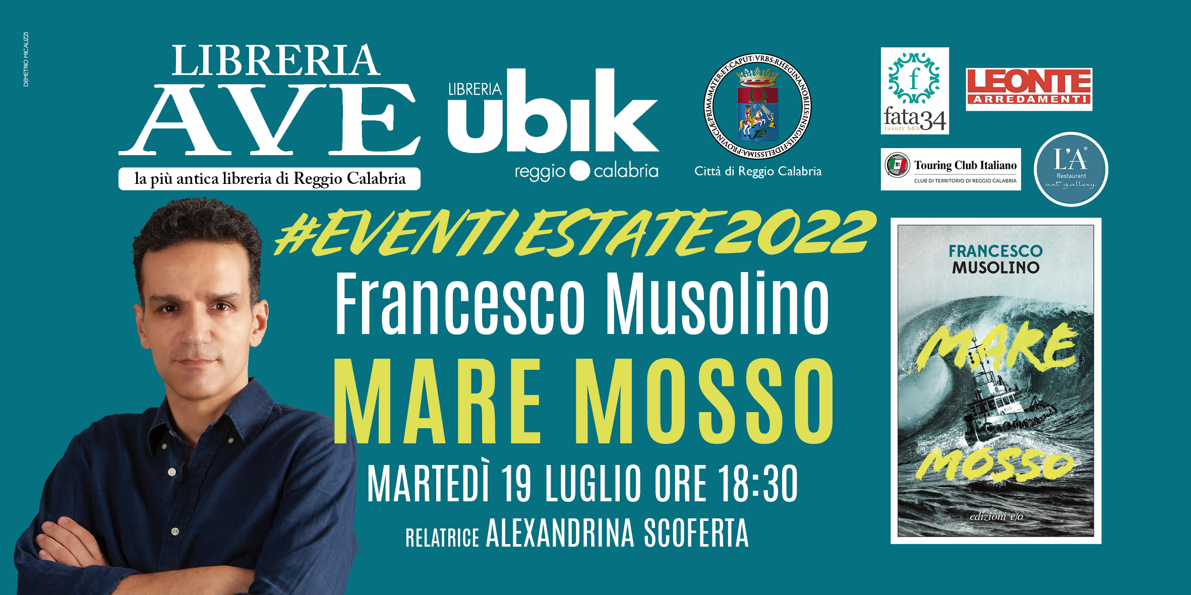 Reggio Calabria – Francesco Musolino alla Libreria AVE- Ubik
