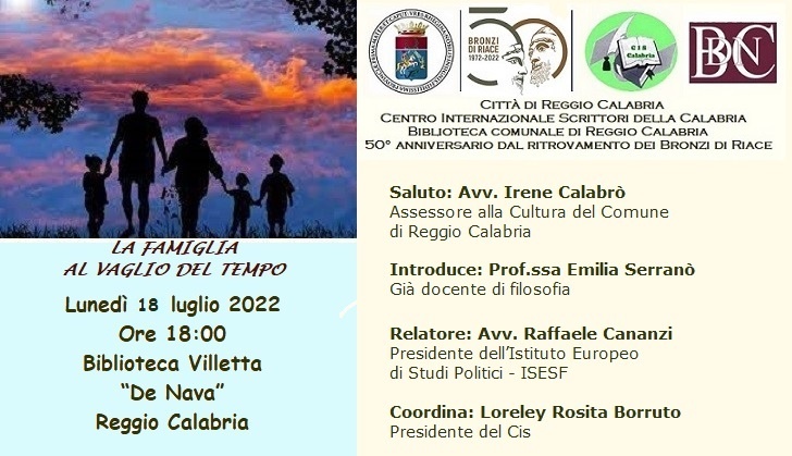 Reggio Calabria – Incontro sulla famiglia “al vaglio del tempo”