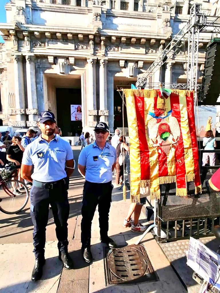 Gonfalone di Catanzaro alla manifestazione di Milano contro la ‘ndrangheta
