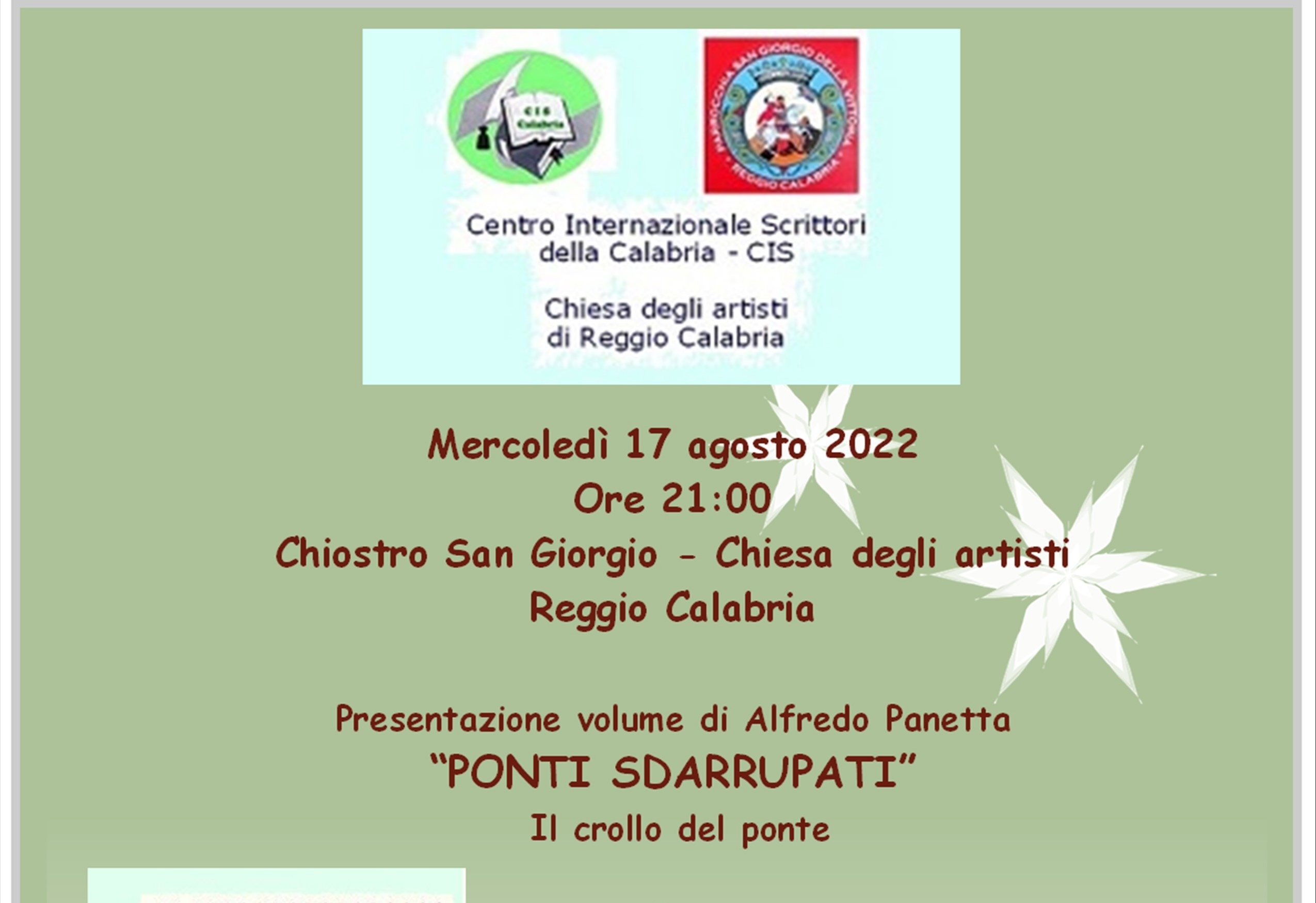 Reggio Calabria –  Presentazione volume “Ponti sdarrupati”