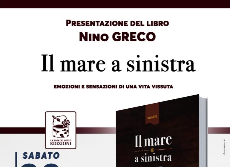 Reggio Calabria –  Al salotto dei poeti presentazione del romanzo “Il Mare a sinistra” dello scrittore Greco