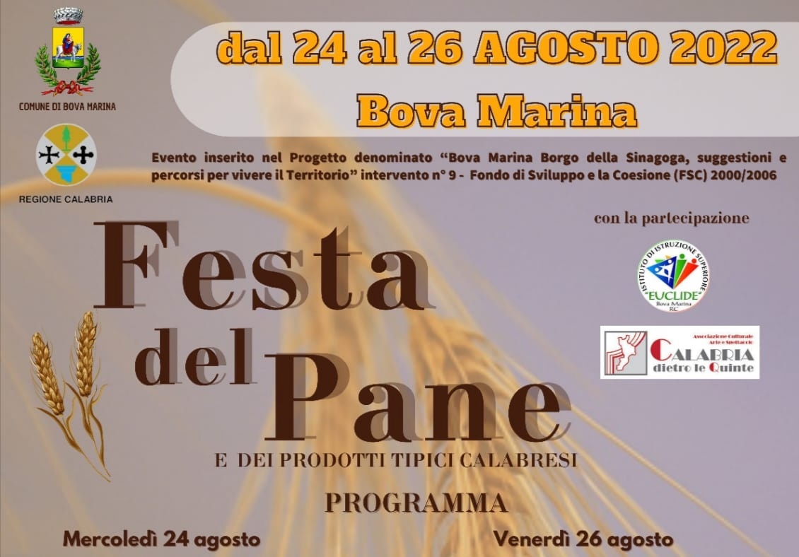 Reggio Calabria – A Bova Marina la Festa del Pane