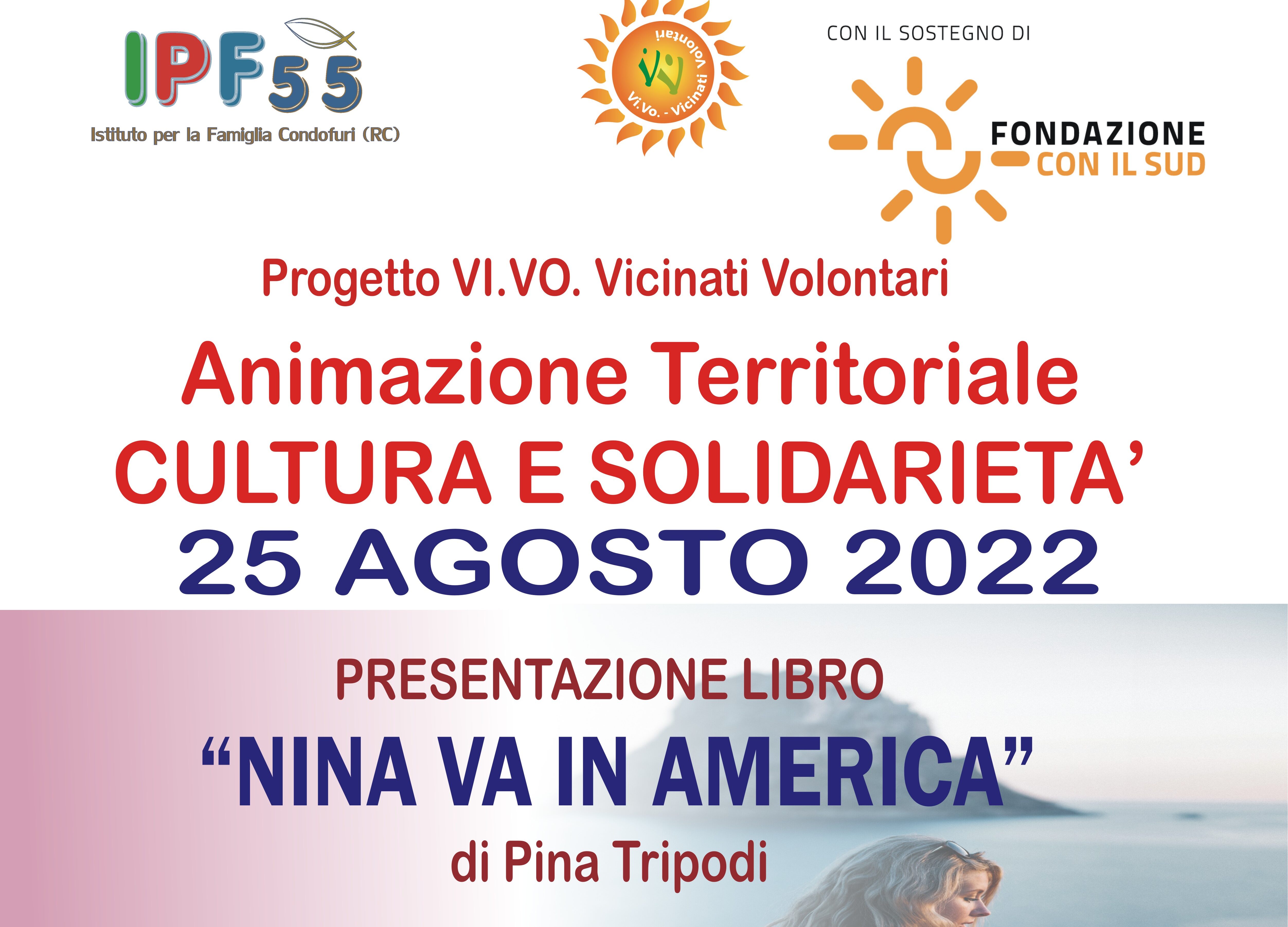 Reggio Calabria – Cultura e solidarietà, presentazione del libro “Nina va in America”