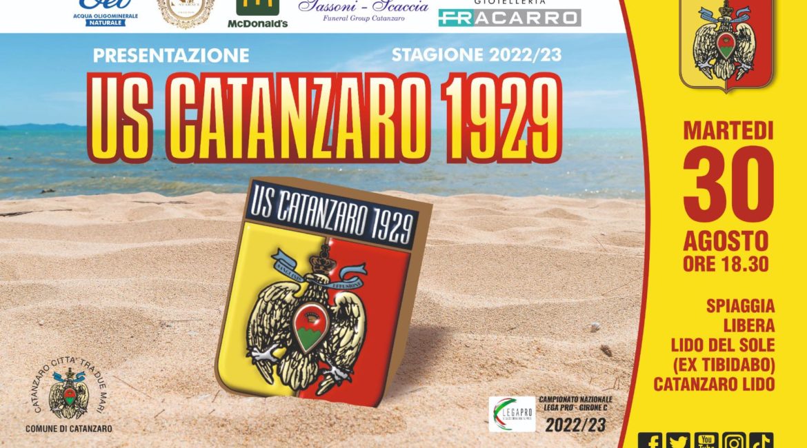 Calcio: cresce l’attesa per la presentazione del Catanzaro