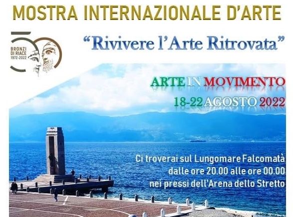 Reggio Calabria – Mostra internazionale “Rivivere l’arte ritrovata”