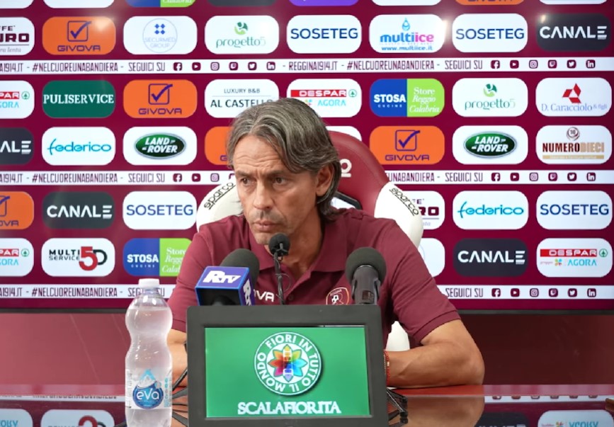 Reggina, Inzaghi: “Saladini merita un monumento, spero che la gente si abboni”