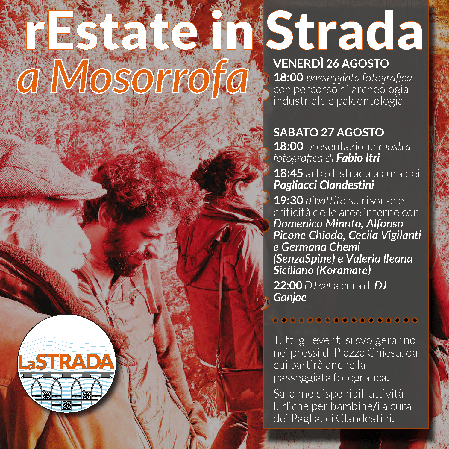 Reggio Calabria – A Mosorrofa il 27 agosto primo appuntamento con gli eventi di “rEstate in Strada”