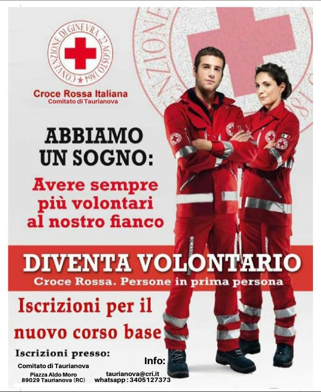 Corso per diventare volontario della Croce Rossa Italiana Comitato di Taurianova