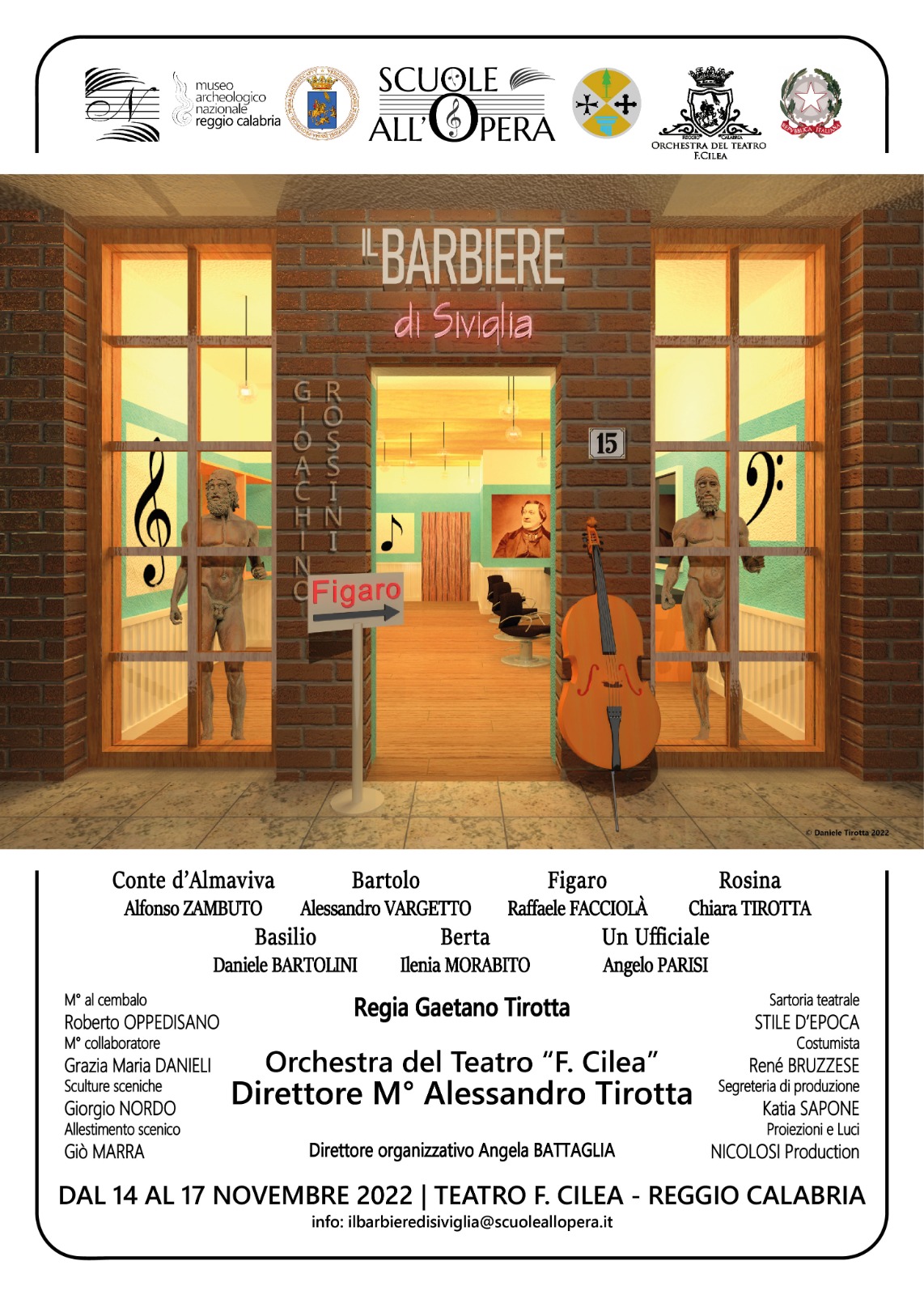 Reggio Calabria – Al Cilea l’opera lirica per le scuole “Il barbiere di Siviglia”