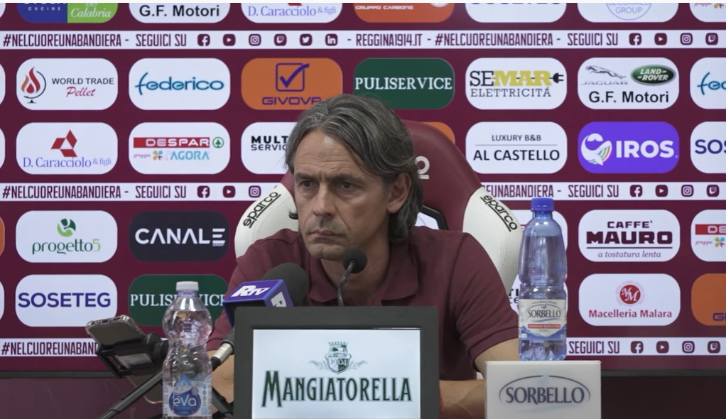 Reggina, Inzaghi: “Il Palermo proverà fare la partita, ma non possiamo essere attendisti” e chiama i tifosi: “Fanno la differenza”