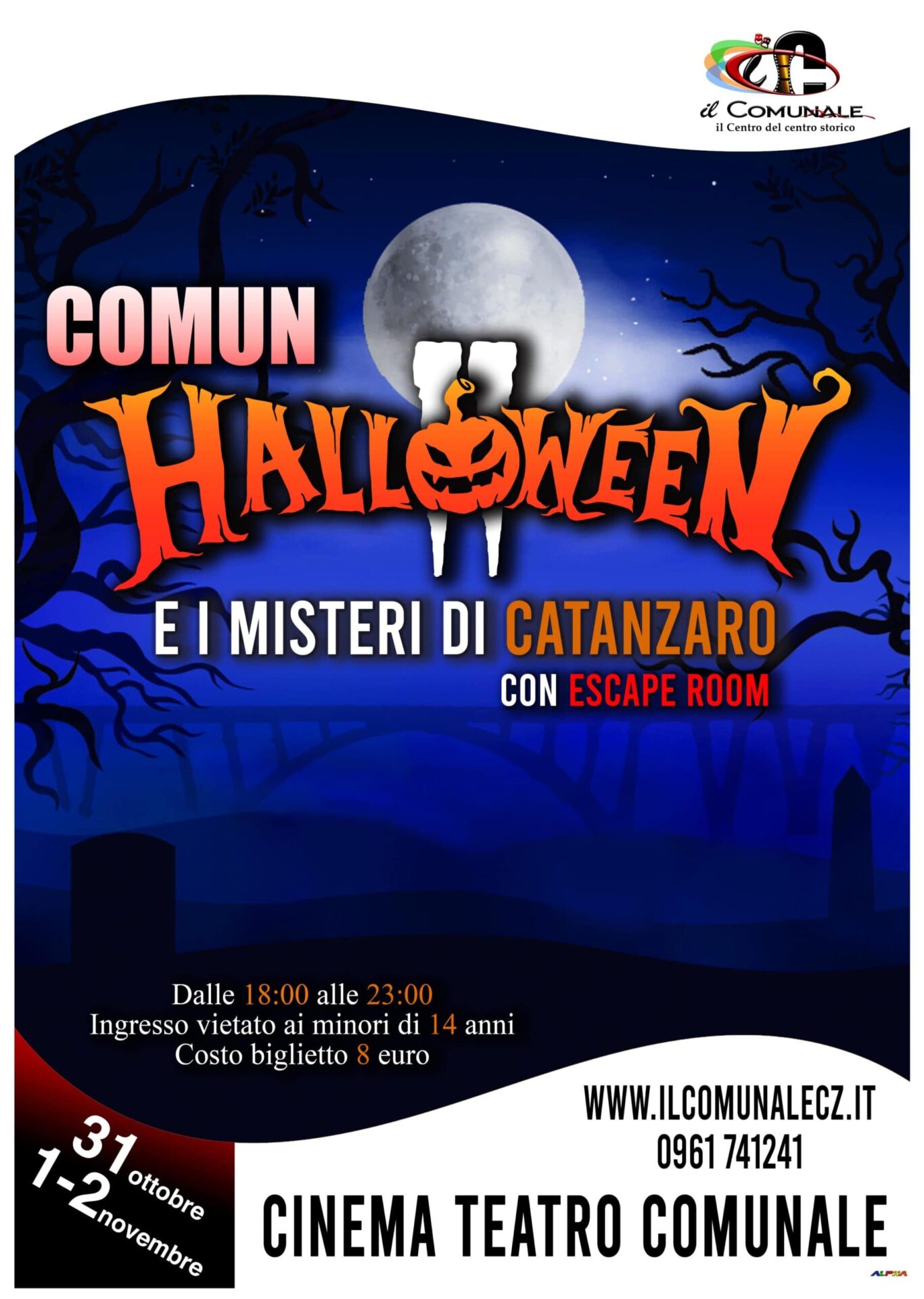 Catanzaro: il Comunale diventerà “Comunhalloween”. Scopriamo come