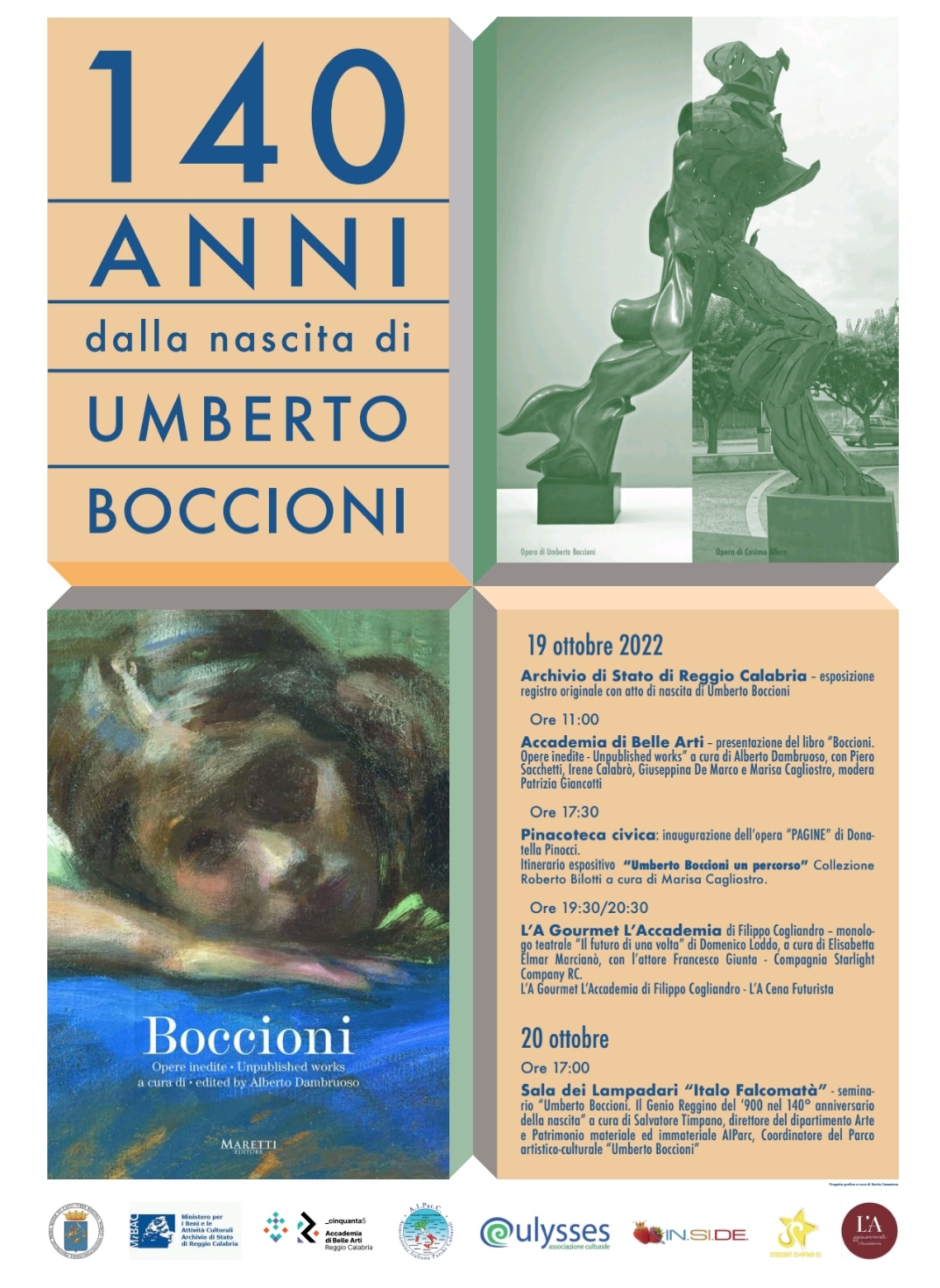 L’Accademia di Belle Arti di Reggio Calabria celebra i 140 di Umberto Boccioni