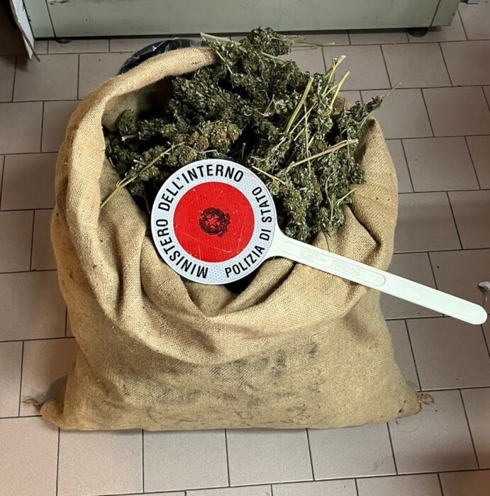 Oltre 6 kg di marijuana sequestrati nel Crotonese