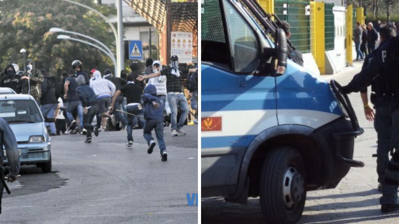 Catanzaro-Crotone:  tifoso colpise poliziotto a colpi di cinghia in testa, arrestato