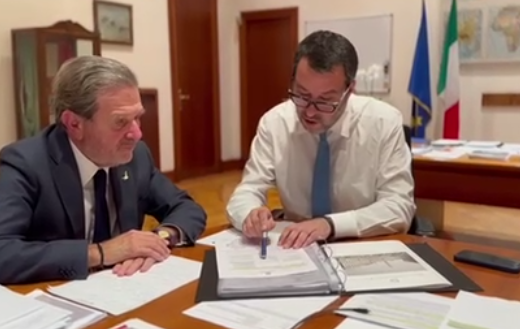 Salvini incontra Saccomanno su infrastrutture. Il punto anche sull’Alta Velocità Ferroviaria Salerno-Reggio Calabria.