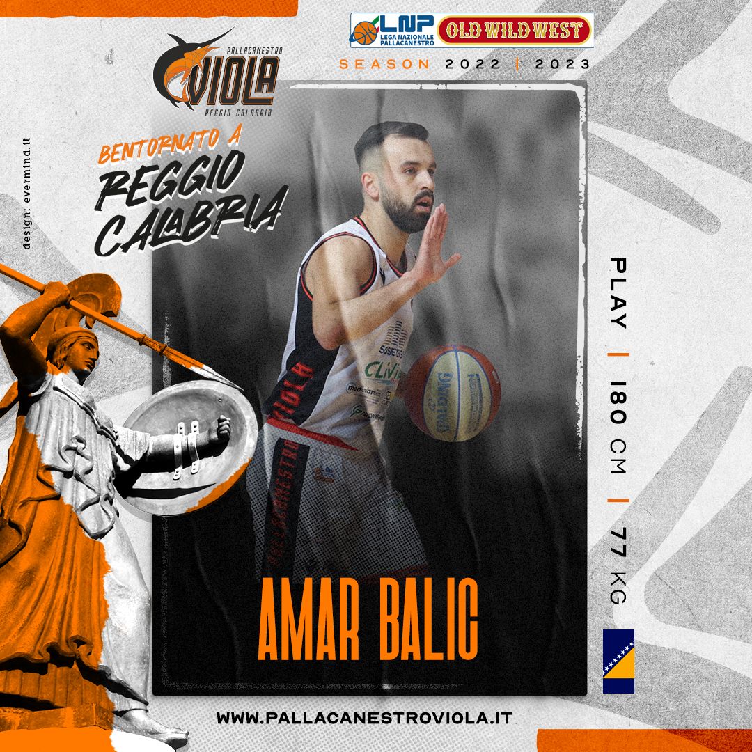 Basket – La  Viola ritrova Balic: “Impossibile dire no alla chiamata”