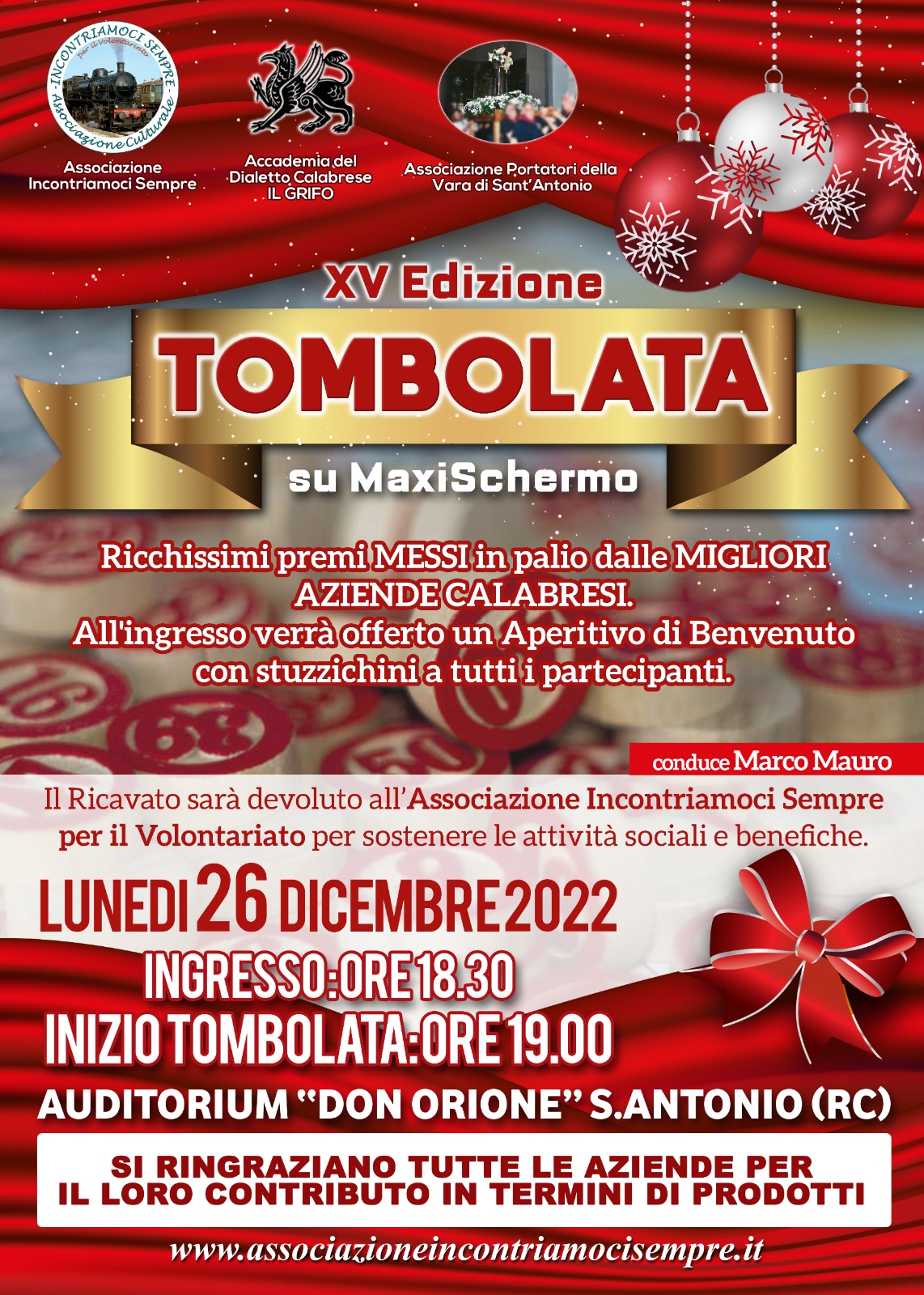 Reggio Calabria: in arrivo la maxi-tombolata benefica