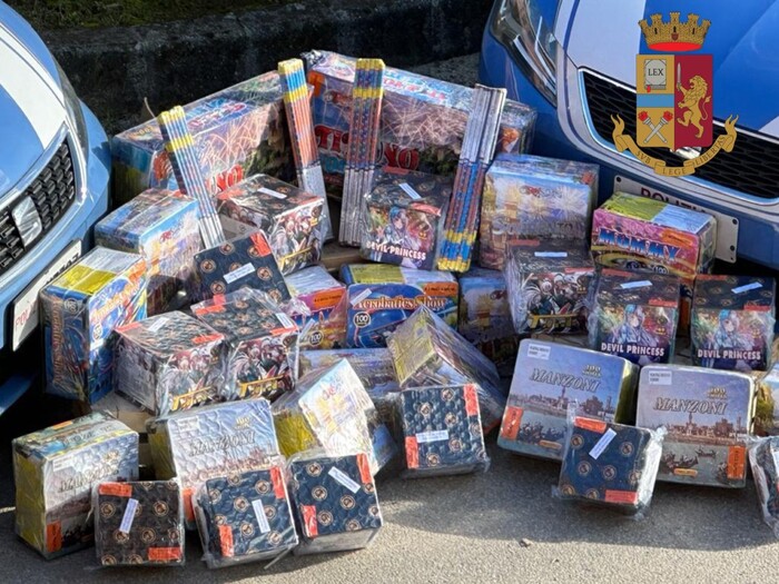 Botti: oltre un quintale artifizi in garage casa, denunciato