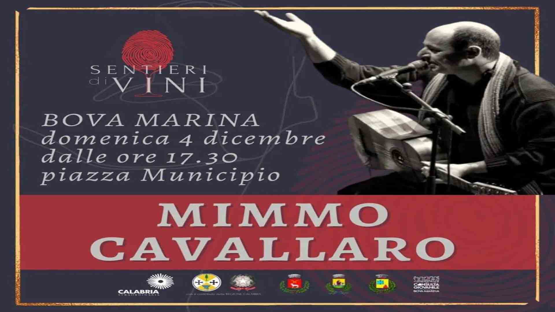 Reggio Calabria – A Bova Marina questo pomeriggio il live di Mimmo Cavallaro