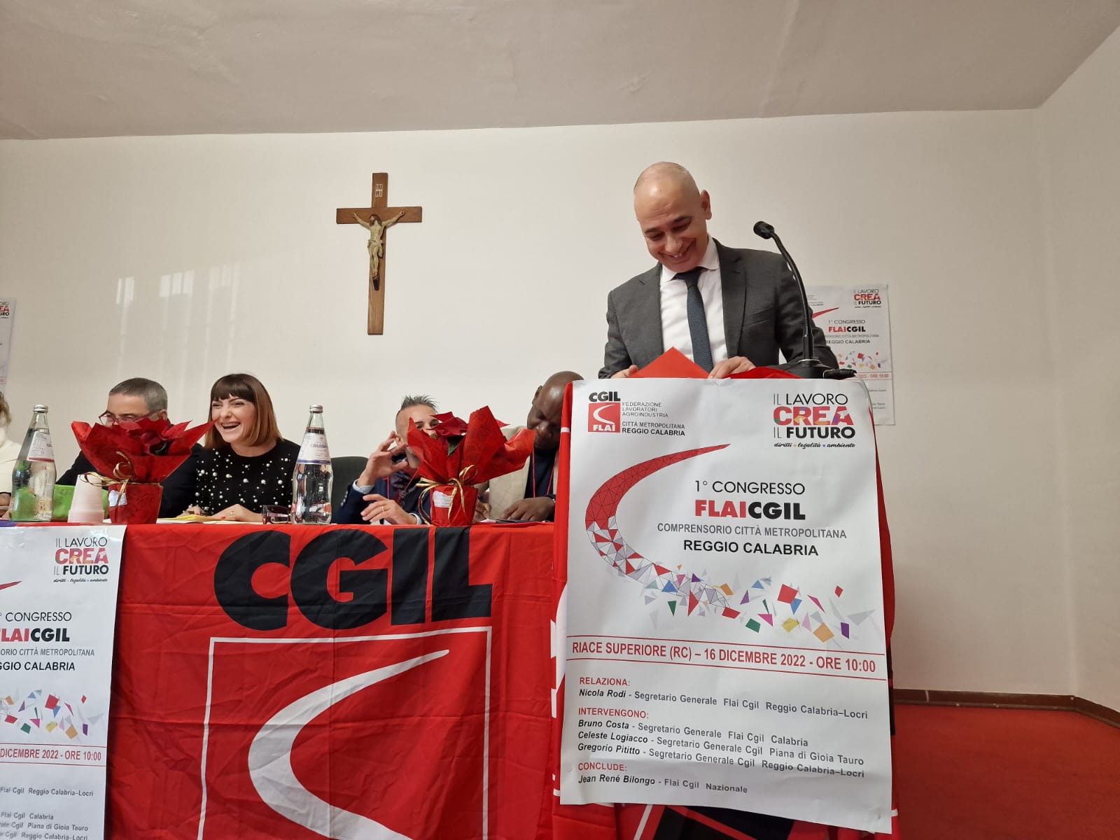 Nicola Rodi eletto segretario generale Flai Cgil Area Metropolitana Reggio Calabria