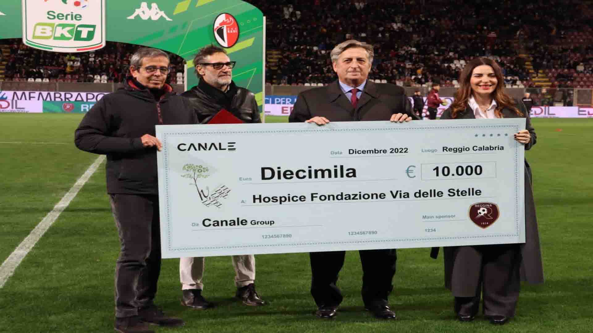 Reggio Calabria – Canale Group dona all’Hospice 10 mila euro